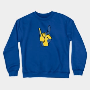 Rock On, Sweden Crewneck Sweatshirt